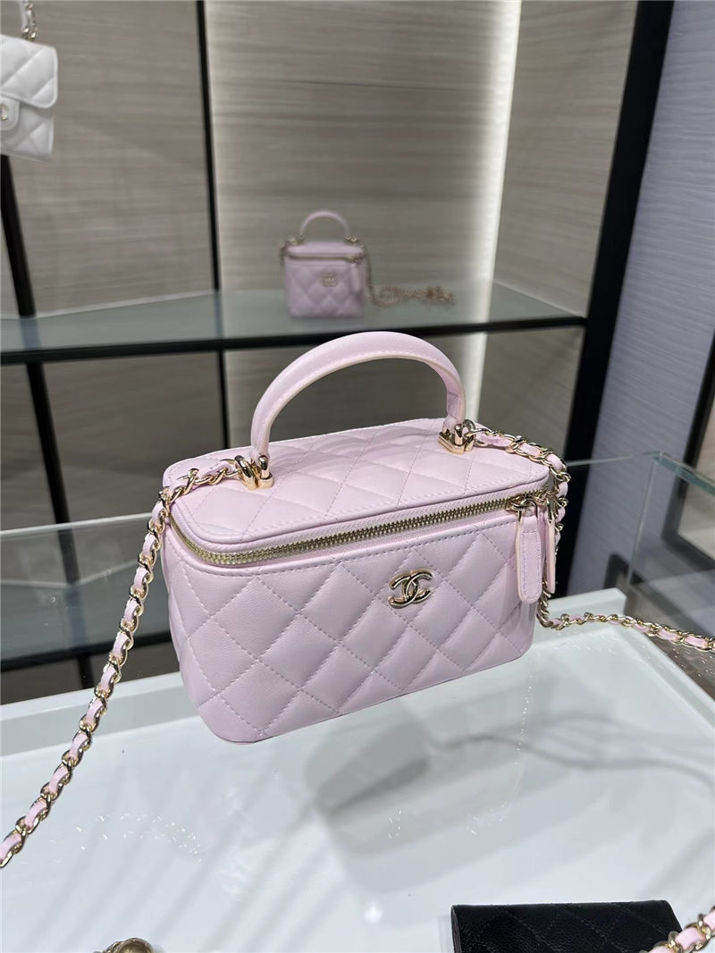 Chanel VANITY Lambskin LB4077 (3)