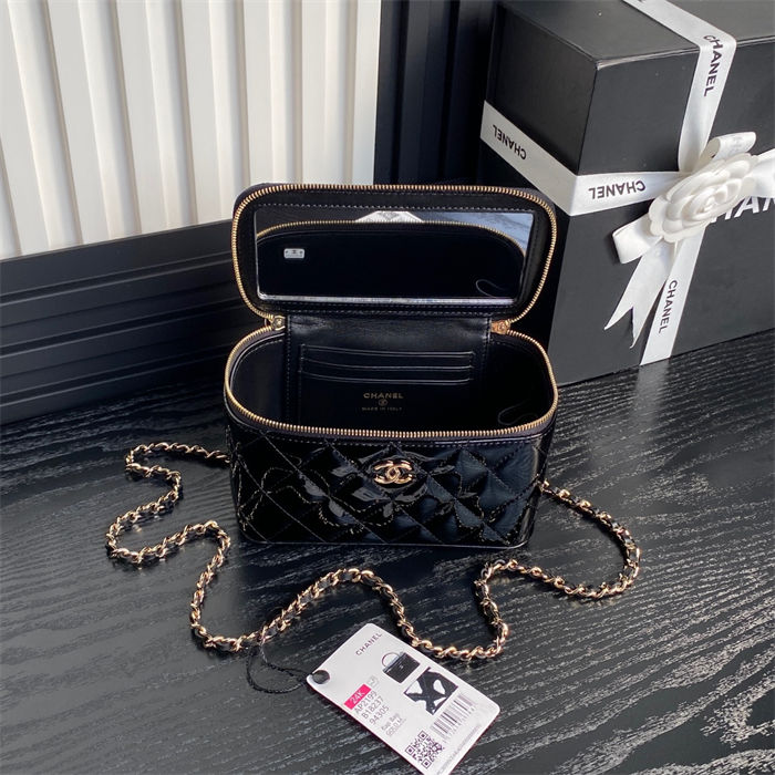 Chanel VANITY Patent Calfskin LB15309 (5)