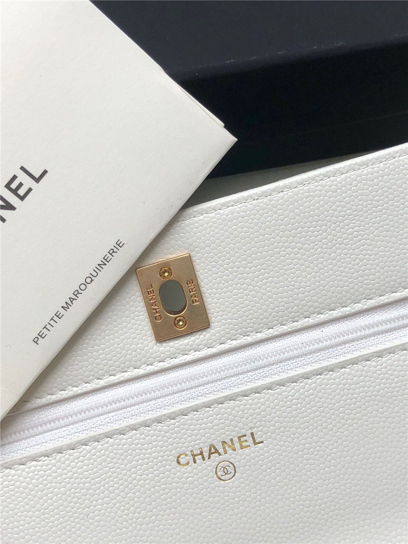 Chanel WOC Grained Calfskin LB12365 (3)