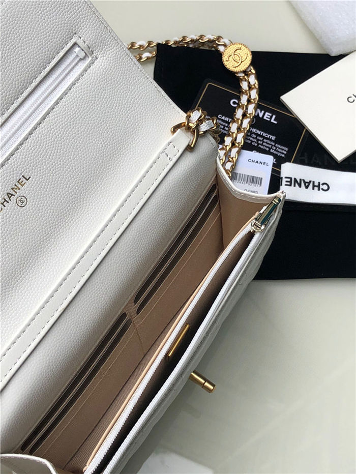 Chanel WOC Grained Calfskin LB12365 (4)