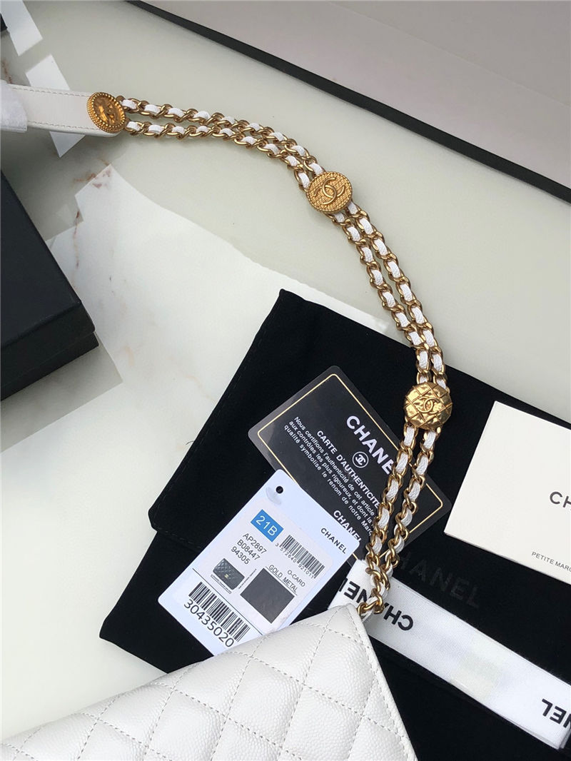 Chanel WOC Grained Calfskin LB12365 (6)