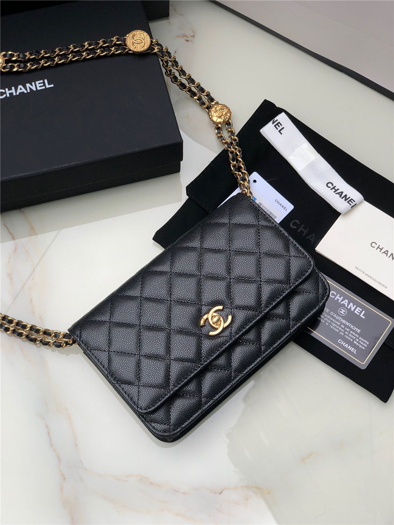 Chanel WOC Grained Calfskin LB12366 (1)