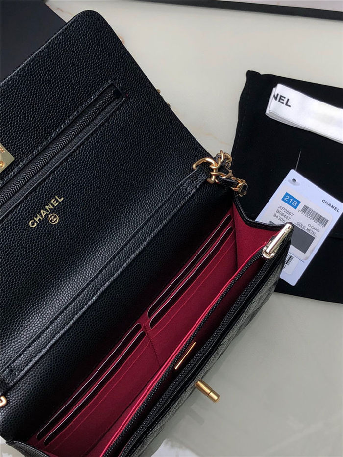 Chanel WOC Grained Calfskin LB12366 (3)