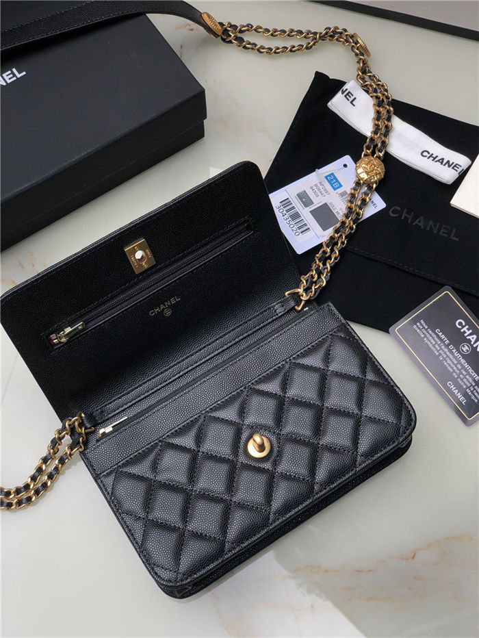 Chanel WOC Grained Calfskin LB12366 (6)