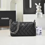 Chanel WOC Grained Shiny Calfskin LB22650 (1)