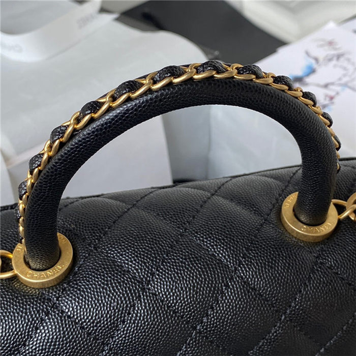 Coco FLAP BAG Grained Calfskin LB12660 (5)