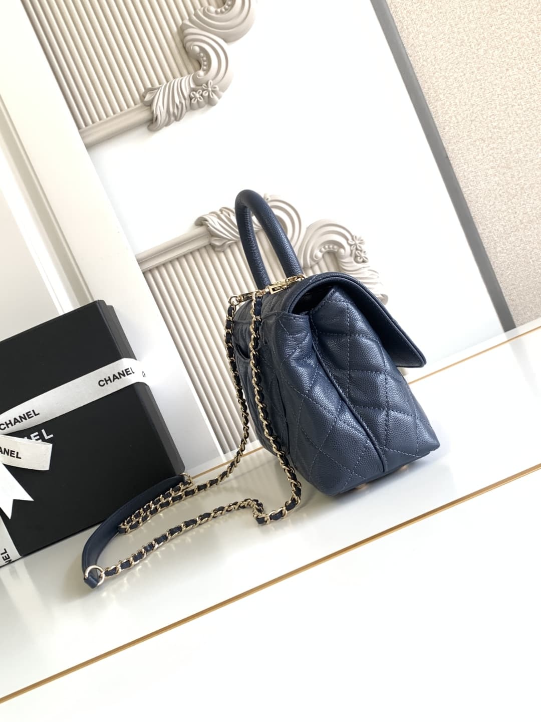 Coco FLAP BAG Grained Calfskin LB16679 (2)