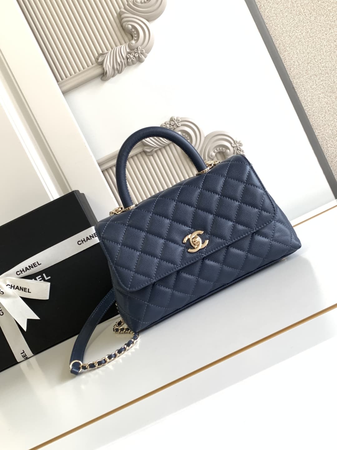Coco FLAP BAG Grained Calfskin LB16679 (3)