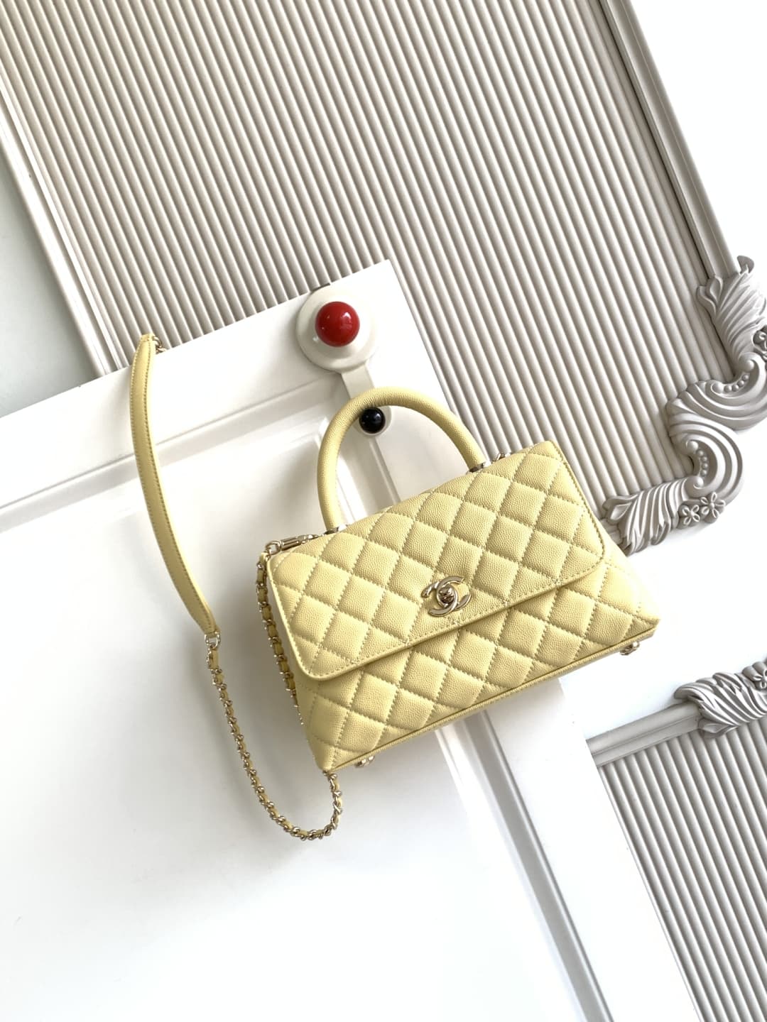 Coco FLAP BAG Grained Calfskin LB16680 (3)