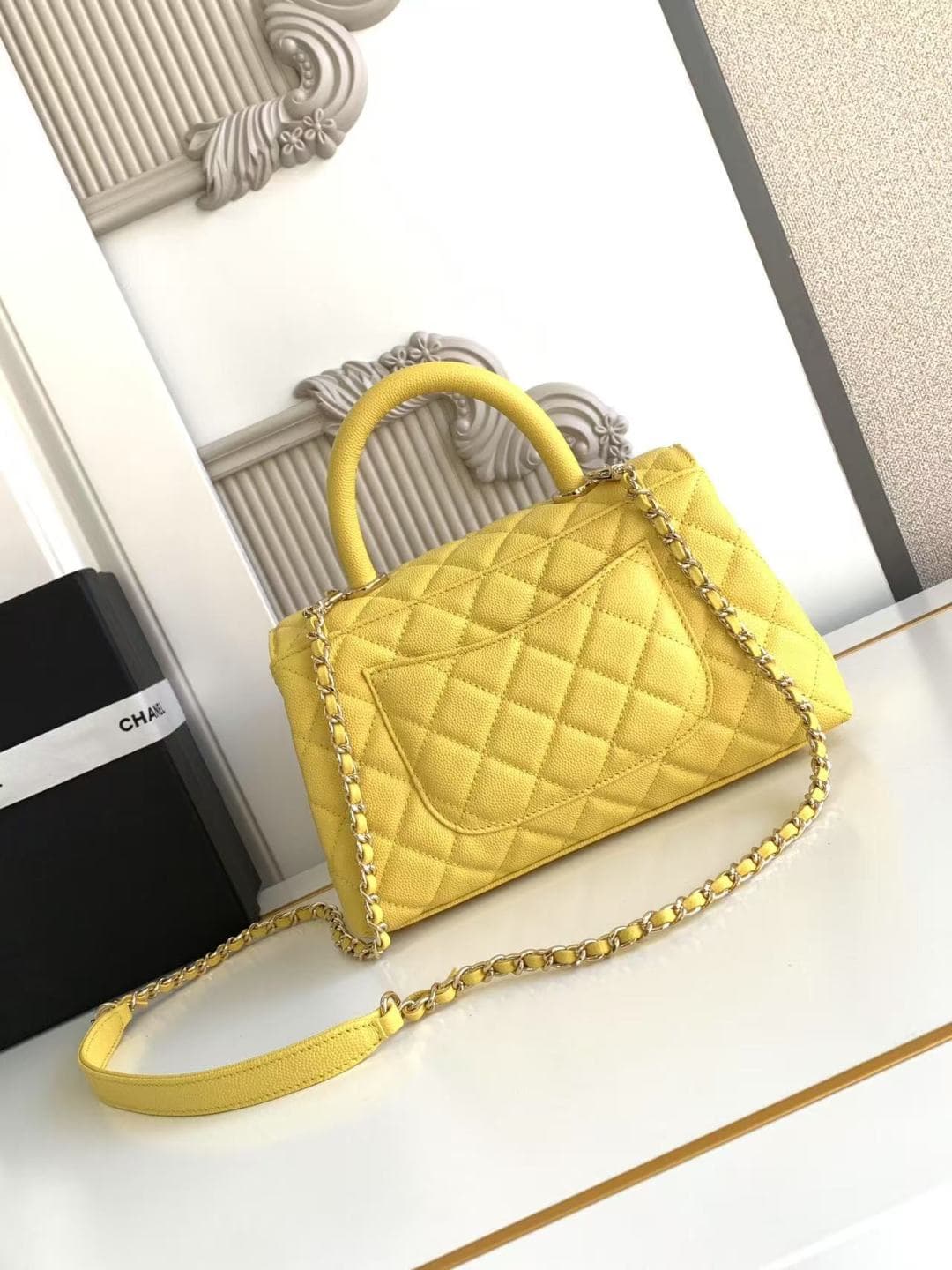 Coco FLAP BAG Grained Calfskin LB16681 (3)