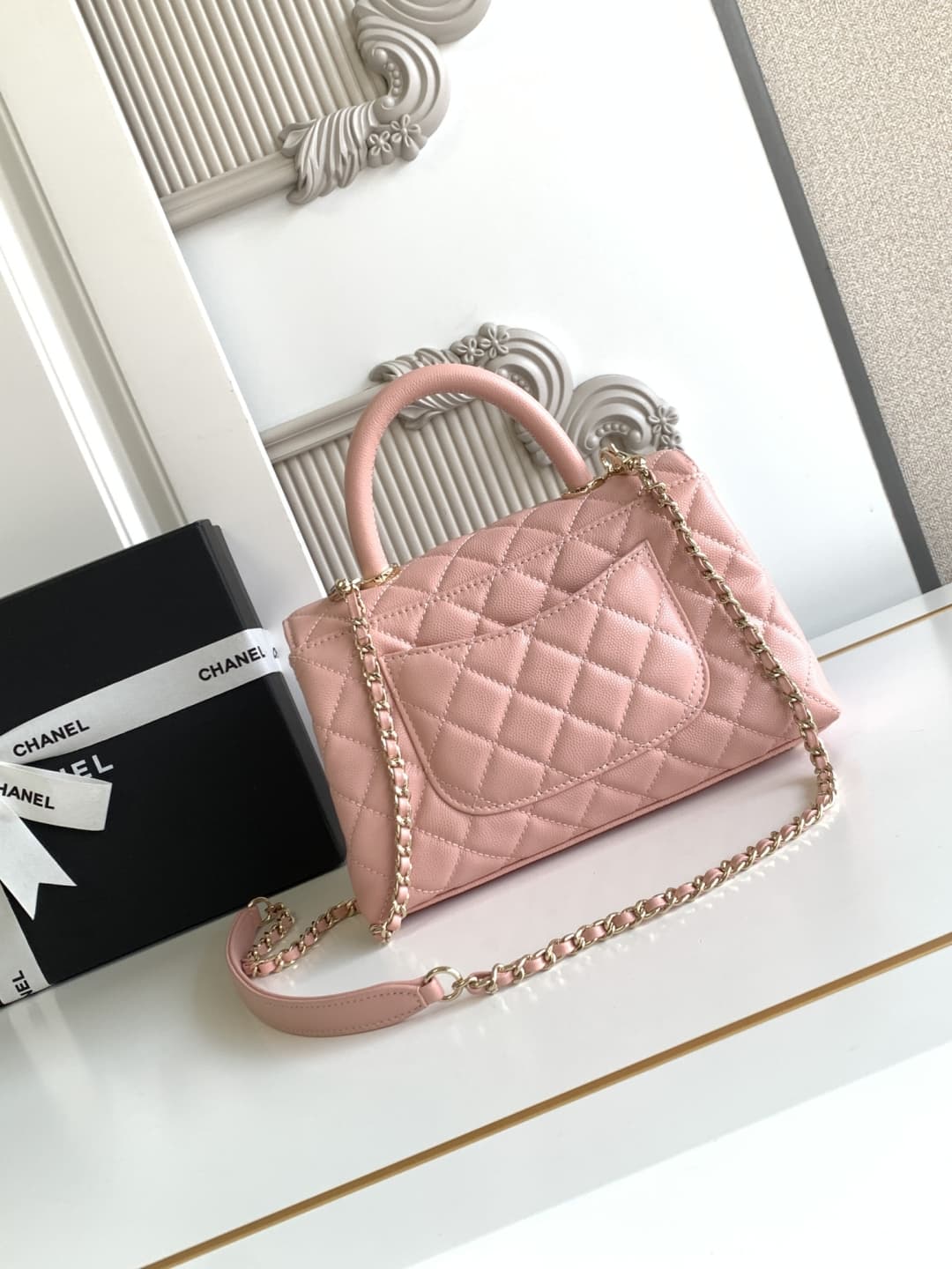 Coco FLAP BAG Grained Calfskin LB16683 (3)