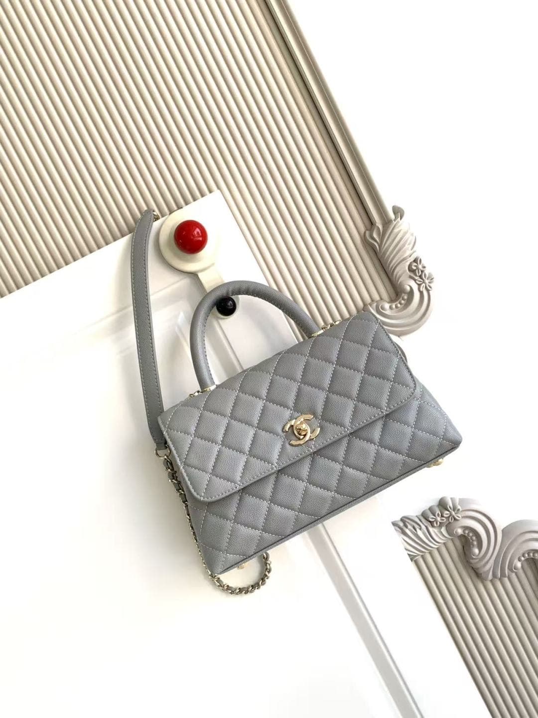 Coco FLAP BAG Grained Calfskin LB16684 (1)