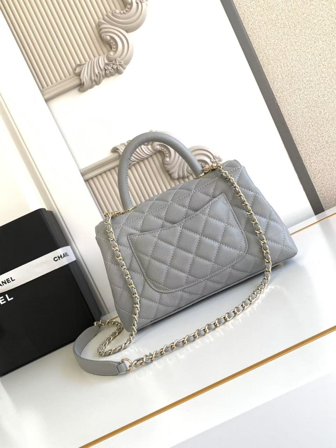 Coco FLAP BAG Grained Calfskin LB16684 (3)