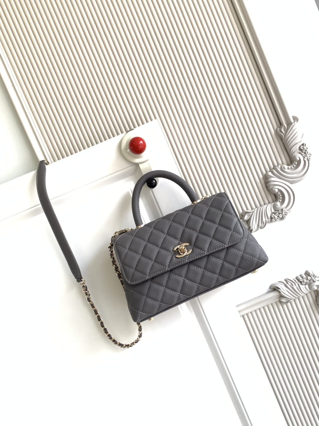 Coco FLAP BAG Grained Calfskin LB16685 (1)