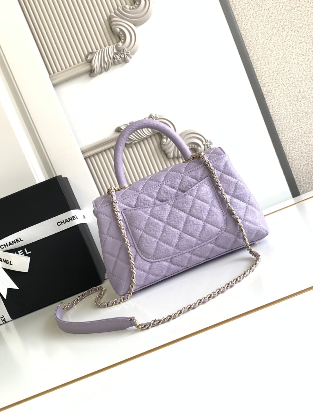 Coco FLAP BAG Grained Calfskin LB16686 (3)