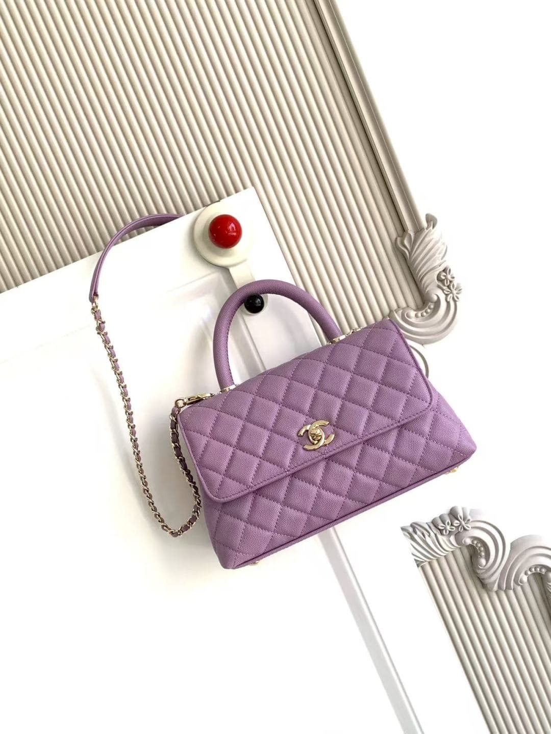 Coco FLAP BAG Grained Calfskin LB16687 (1)