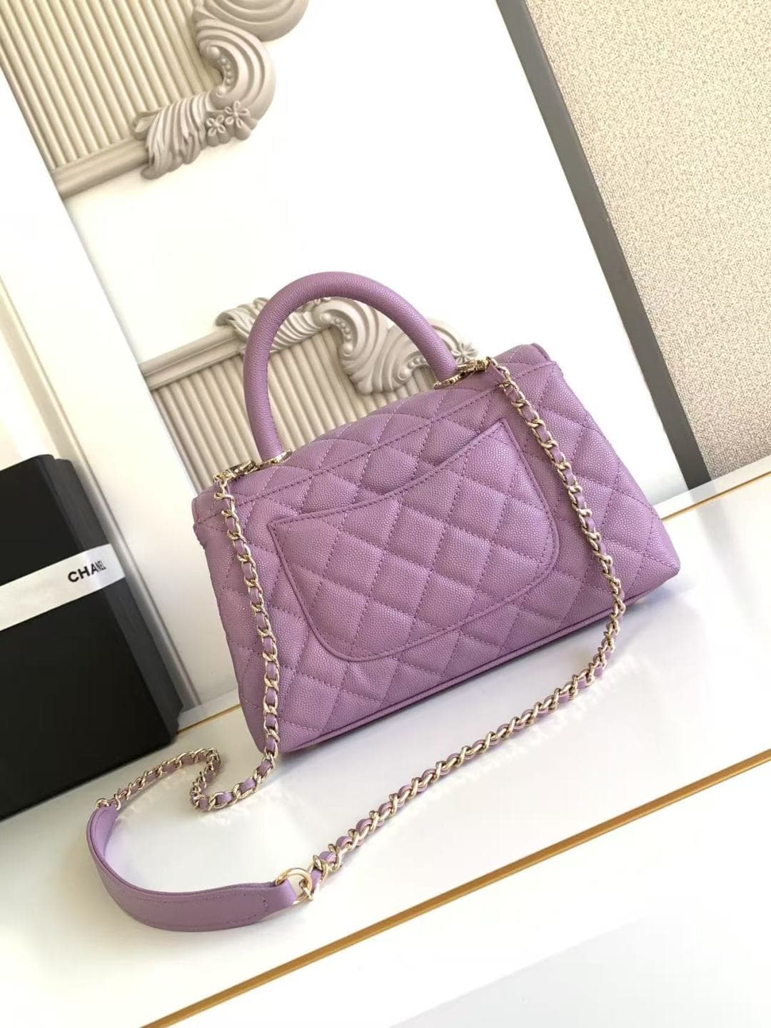 Coco FLAP BAG Grained Calfskin LB16687 (3)