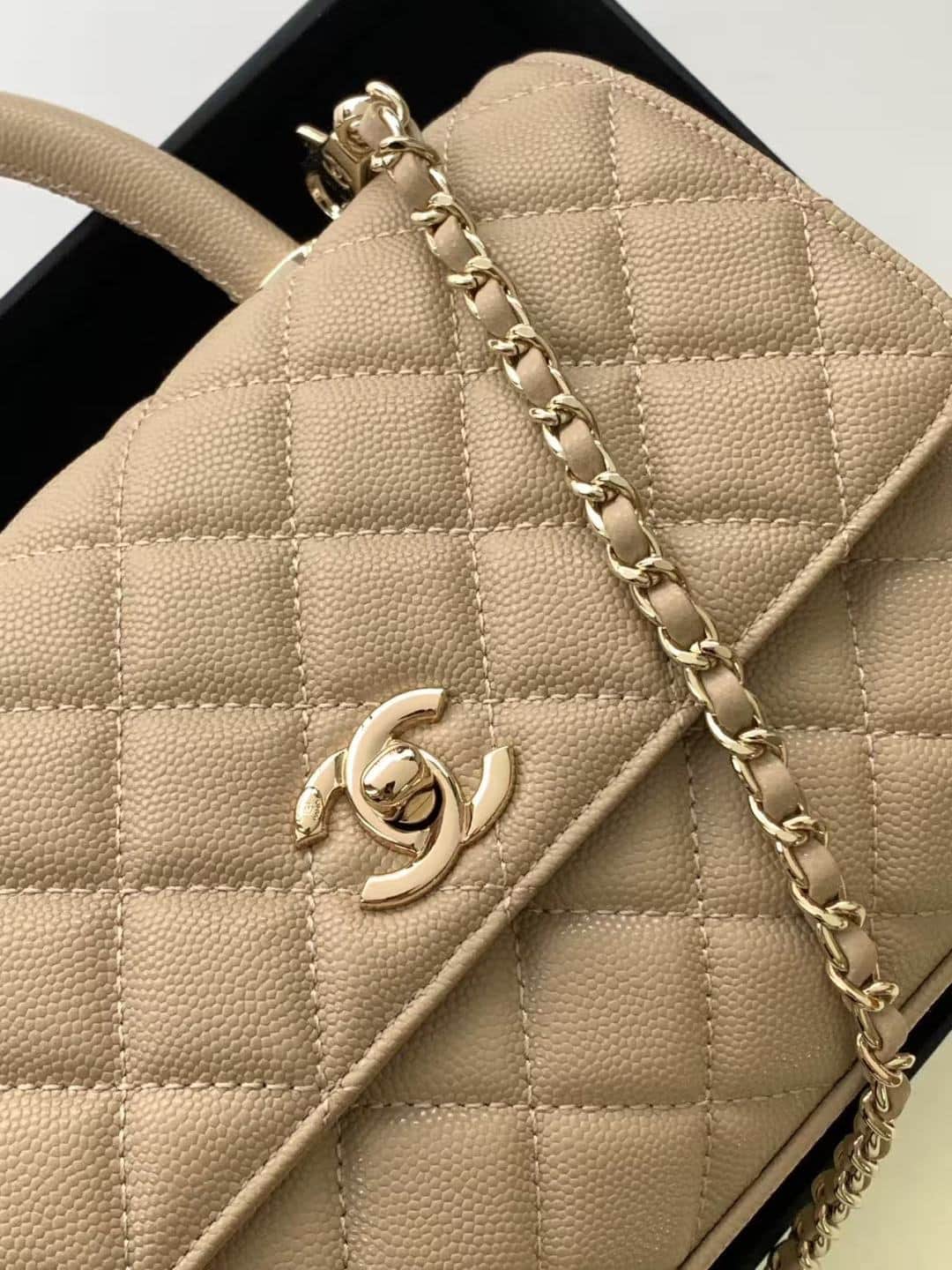 Coco FLAP BAG Grained Calfskin LB16689 (6)