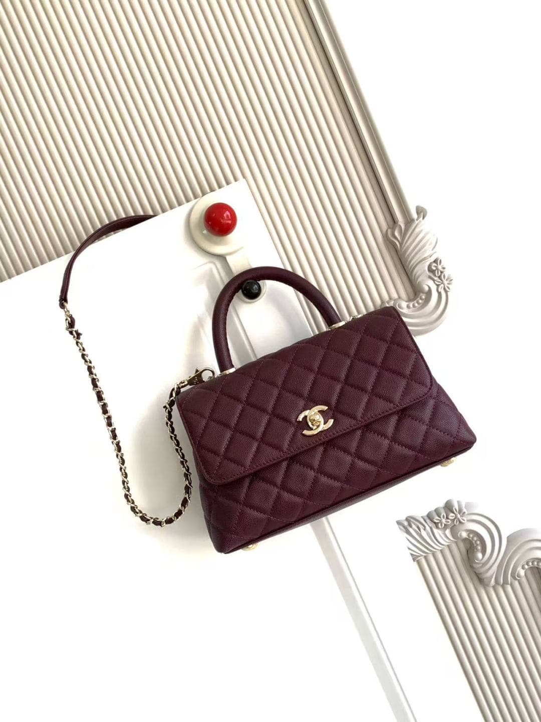 Coco FLAP BAG Grained Calfskin LB16691 (1)