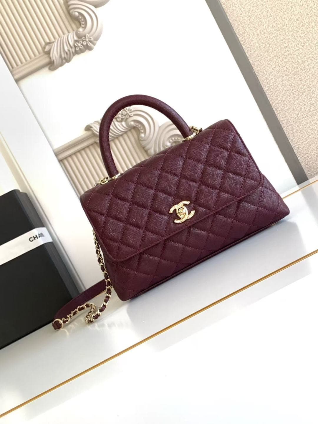 Coco FLAP BAG Grained Calfskin LB16691 (2)