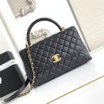 Coco LARGE FLAP BAG Grained Calfskin LB1264 (1)