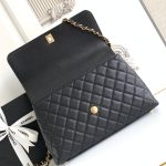 Coco LARGE FLAP BAG Grained Calfskin LB1264 (3)