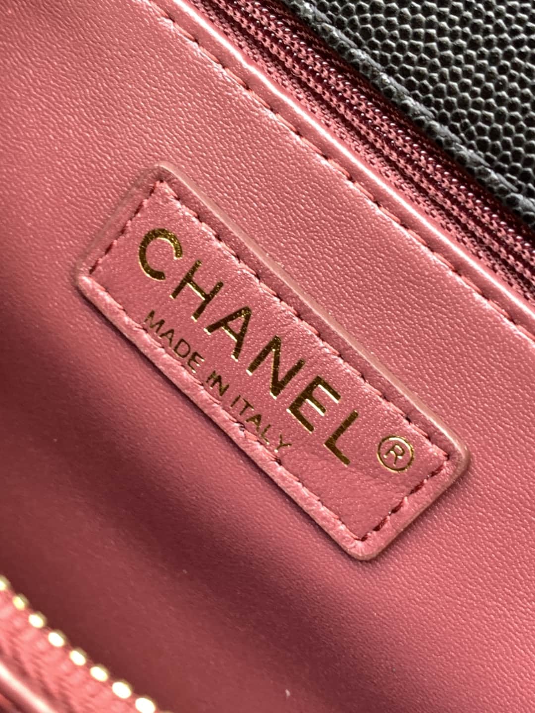 Coco LARGE FLAP BAG Grained Calfskin LB1264 (5)