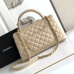 Coco LARGE FLAP BAG Grained Calfskin LB1265 (3)