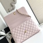 Coco LARGE FLAP BAG Grained Calfskin LB1267 (4)