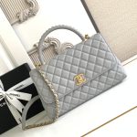 Coco LARGE FLAP BAG Grained Calfskin LB1269 (1)