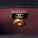 Coco MINI FLAP BAG Grained Calfskin LB12655 (6)