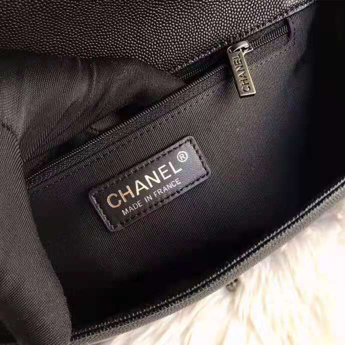 LARGE BOY Chanel Grained Calfskin LB4028 (4)