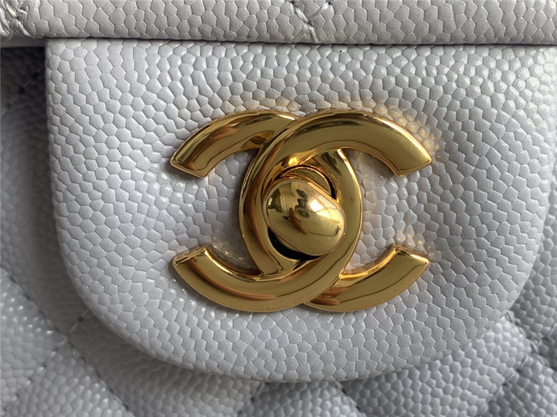 Chanel CLASSIC HANDBAG Grained Calfskin LB11860 (6)
