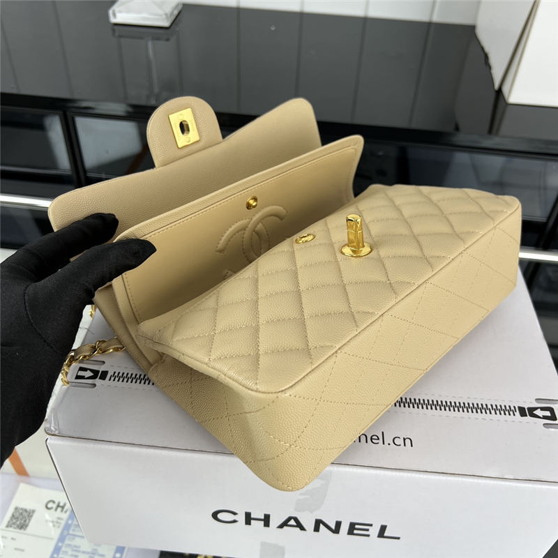 Chanel CLASSIC HANDBAG Grained Calfskin LB5668 (4)