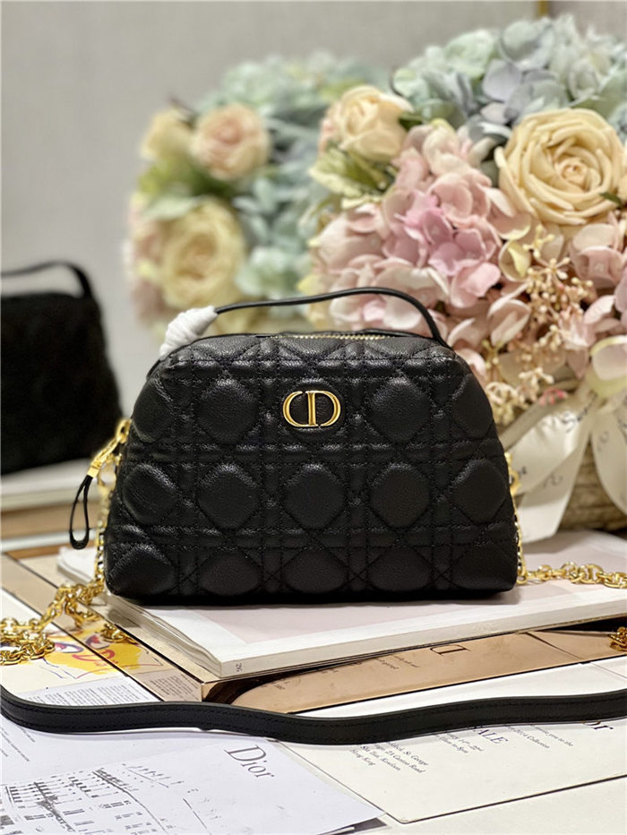 DIOR CARO MINI BAG Cannage Calfskin LB12763 (2)