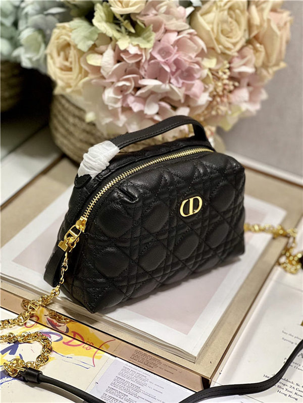 DIOR CARO MINI BAG Cannage Calfskin LB12763 (3)