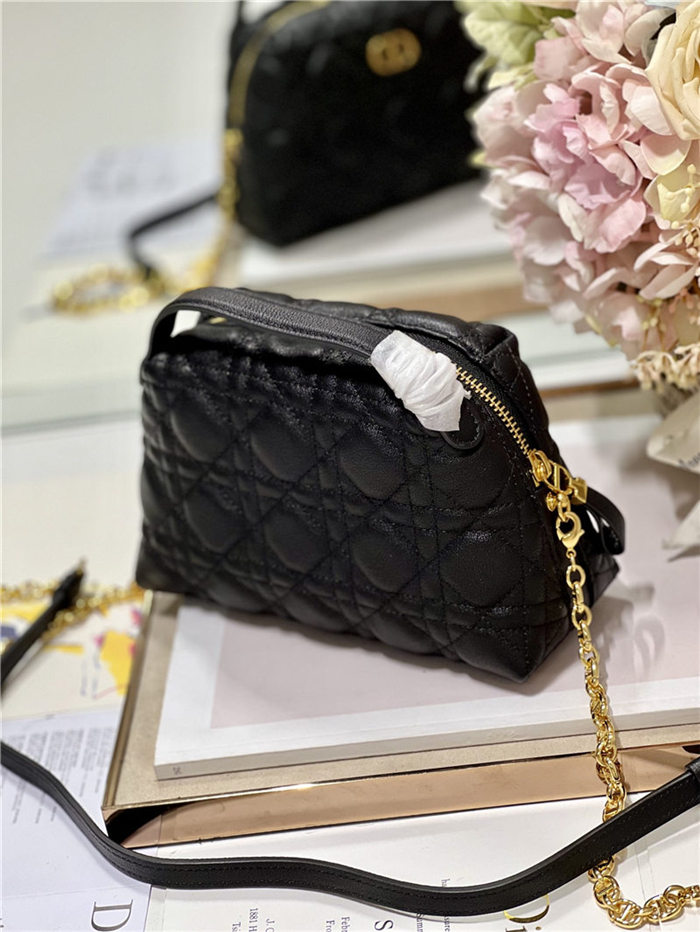 DIOR CARO MINI BAG Cannage Calfskin LB12763 (5)