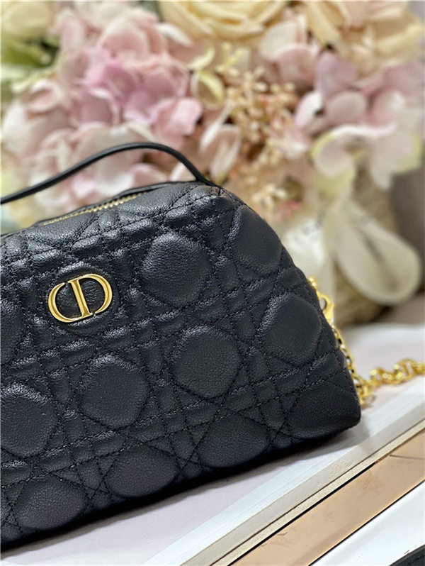 DIOR CARO MINI BAG Cannage Calfskin LB12763 (6)