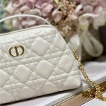 DIOR CARO MINI BAG Cannage Calfskin LB12764 (3)