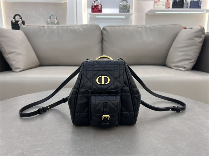 Dior CARO BACKPACK Macrocannage Lambskin LB6508 (1)