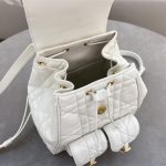 Dior CARO BACKPACK Macrocannage Lambskin LB6509 (5)