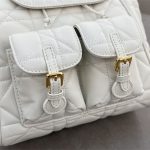 Dior CARO BACKPACK Macrocannage Lambskin LB6509 (6)