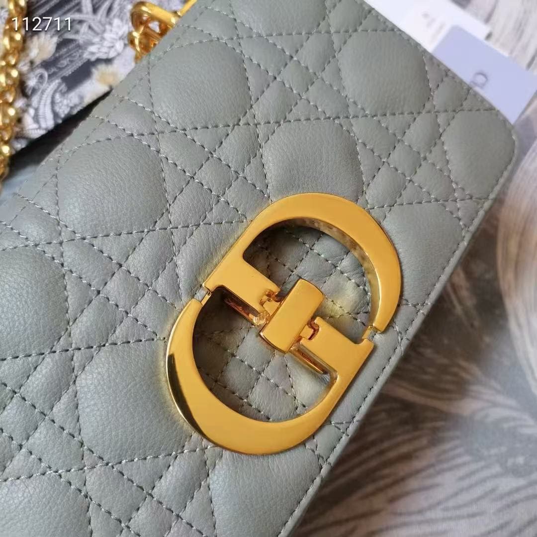 Dior CARO BAG Cannage Calfskin LB1476 (3)