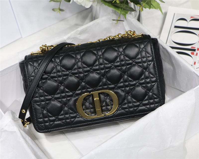 Dior CARO BAG Cannage Calfskin LB5669 (3)