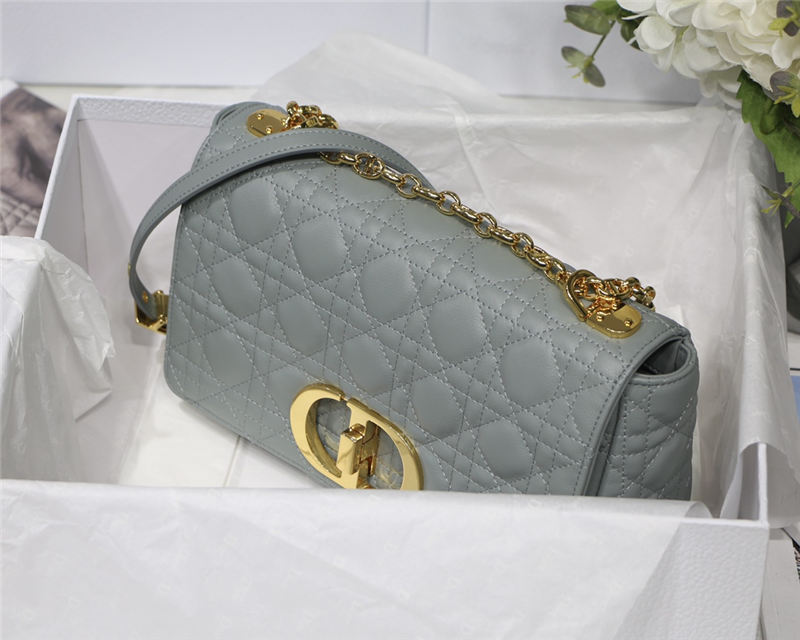 Dior CARO BAG Cannage Calfskin LB8550 (4)