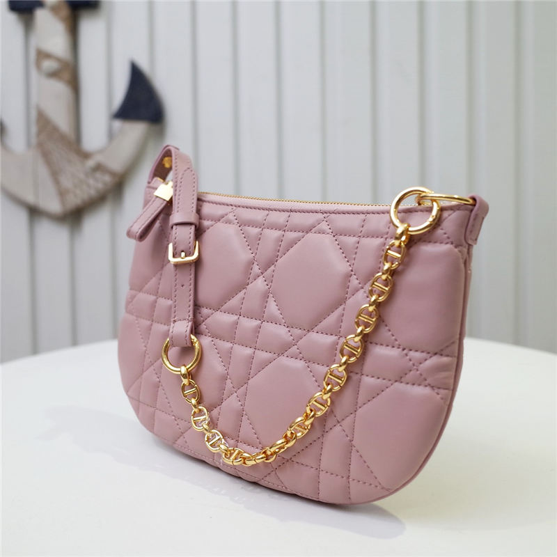 Dior CARO TULIP BAG Macrocannage Calfskin LB11578 (3)
