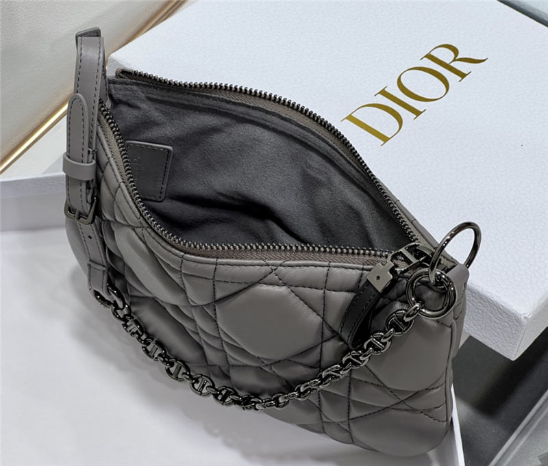 Dior CARO TULIP BAG Macrocannage Calfskin LB11665 (4)