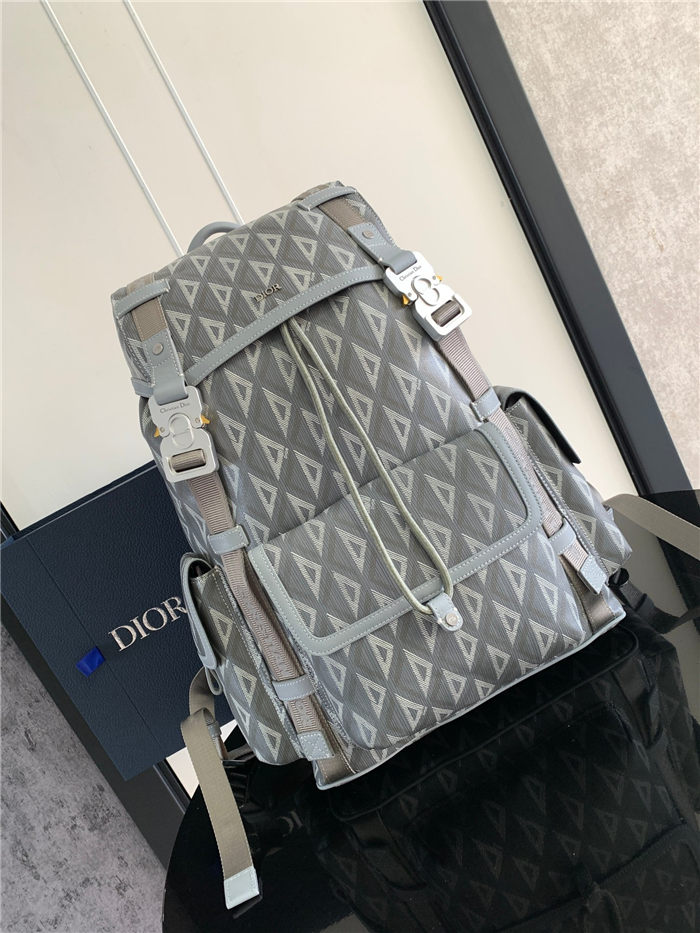 Dior Hit The Road Backpack Diamond Canvas LB14001 (1)