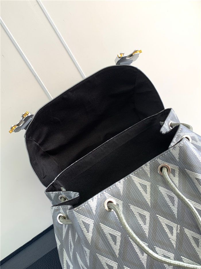 Dior Hit The Road Backpack Diamond Canvas LB14001 (5)