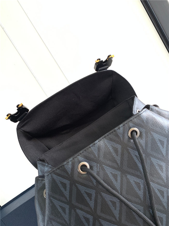 Dior Hit The Road Backpack Diamond Canvas LB14002 (4)